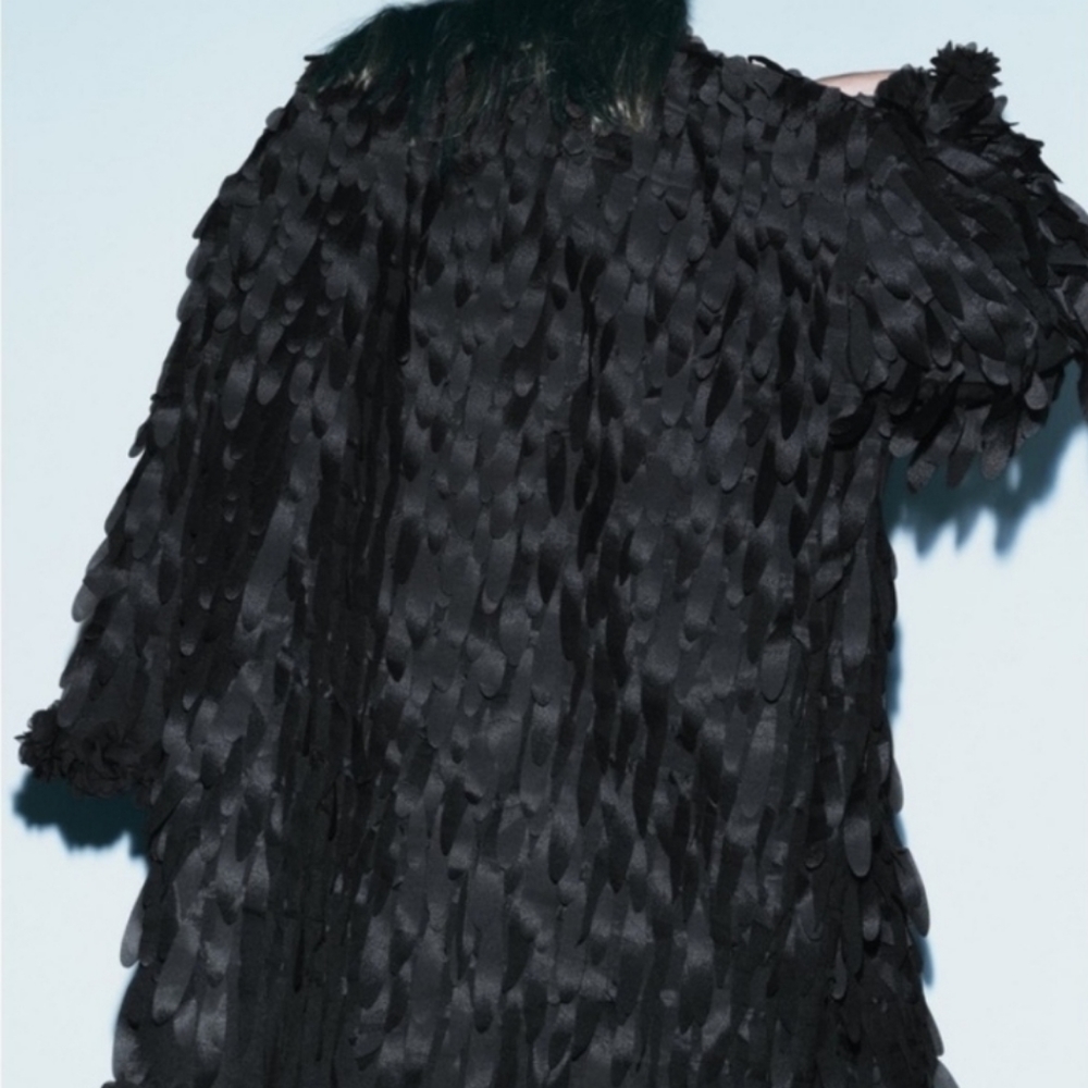 Zara Structured Floral Coat